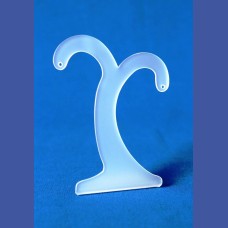 PENDIENTE palmera maxi, agujero más bajo a 100      mm<br>Medidas: 125 x 160 mm<br>